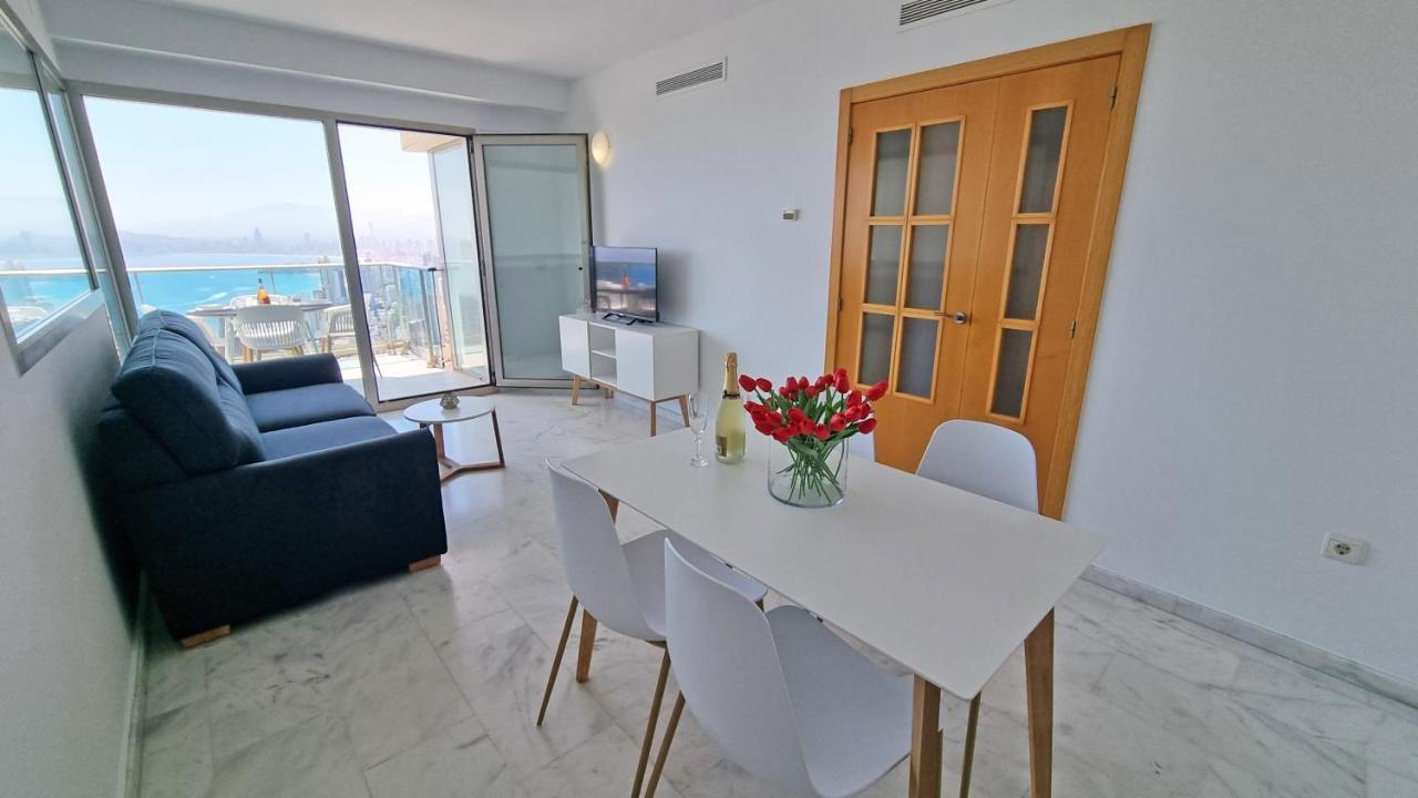 Apartamento Planta 21 Con Terraza Privada Y Vistas Al Mar Benidorm